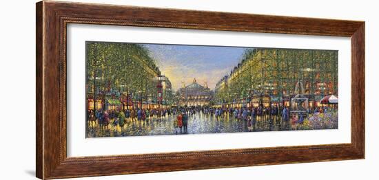 Paris Avenue de l'Opera-Guy Dessapt-Framed Giclee Print