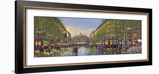 Paris Avenue de l'Opera-Guy Dessapt-Framed Giclee Print