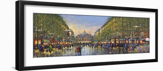 Paris Avenue de l'Opera-Guy Dessapt-Framed Giclee Print