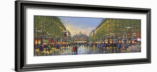 Paris Avenue de l'Opera-Guy Dessapt-Framed Giclee Print