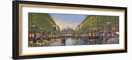 Paris Avenue de l'Opera-Guy Dessapt-Framed Giclee Print