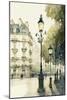 Paris Avenue des Champs Elysees I-Lana Kristiansen-Mounted Art Print