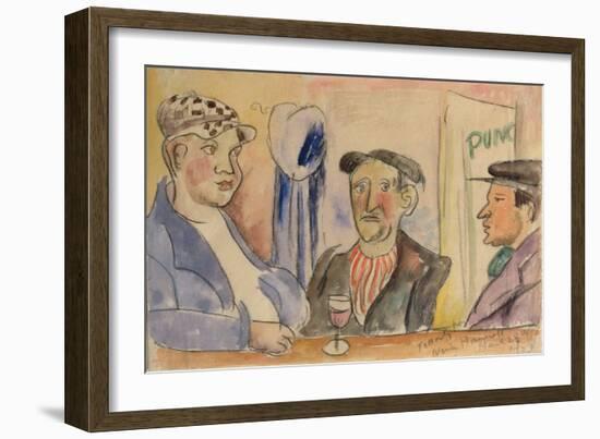 Paris Bar, 1923-Nina Hamnett-Framed Giclee Print