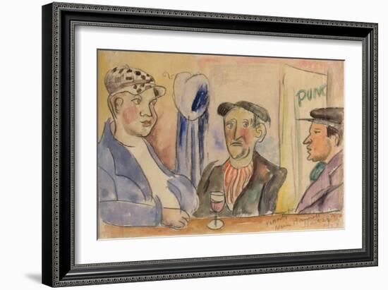 Paris Bar, 1923-Nina Hamnett-Framed Giclee Print