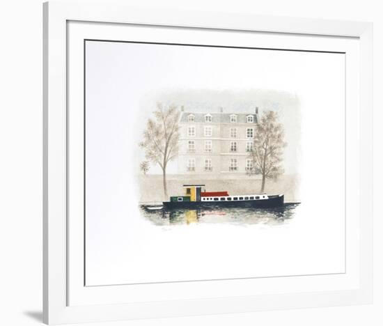 Paris Barge-Mary Faulconer-Framed Collectable Print