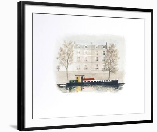 Paris Barge-Mary Faulconer-Framed Collectable Print