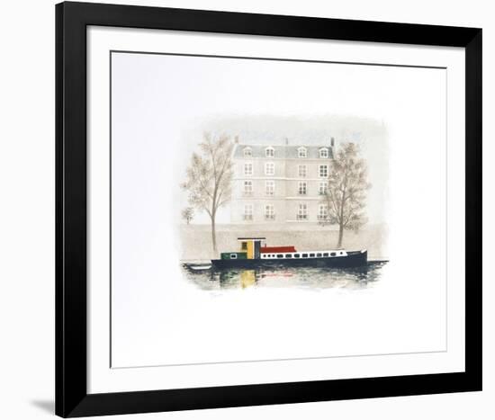 Paris Barge-Mary Faulconer-Framed Collectable Print