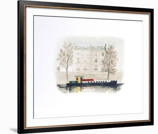 Paris Barge-Mary Faulconer-Framed Collectable Print