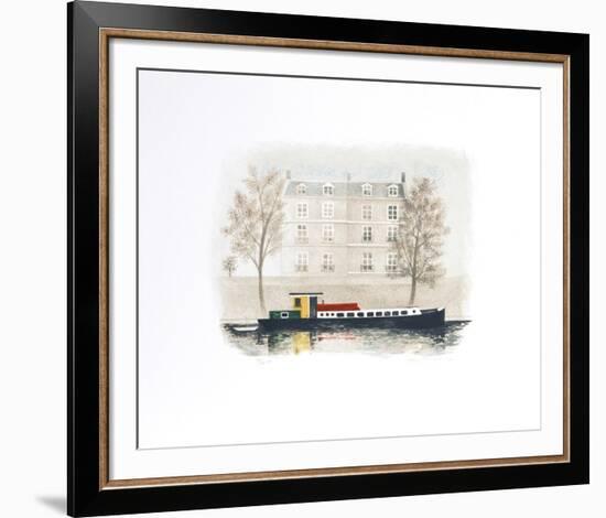 Paris Barge-Mary Faulconer-Framed Collectable Print