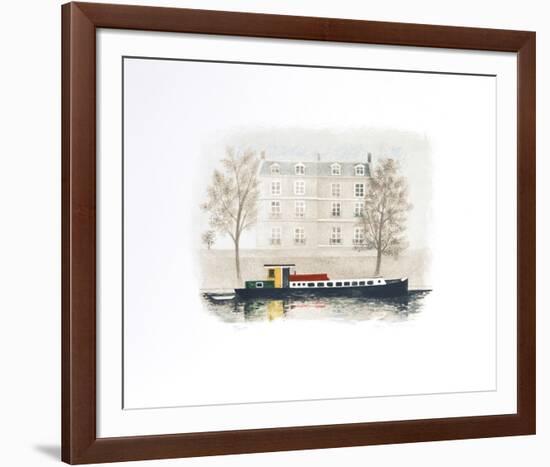 Paris Barge-Mary Faulconer-Framed Collectable Print