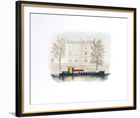 Paris Barge-Mary Faulconer-Framed Collectable Print