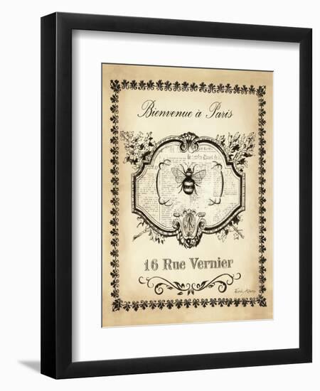 Paris Bees I-Emily Adams-Framed Art Print