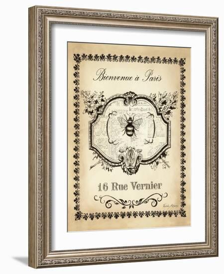 Paris Bees I-Emily Adams-Framed Art Print