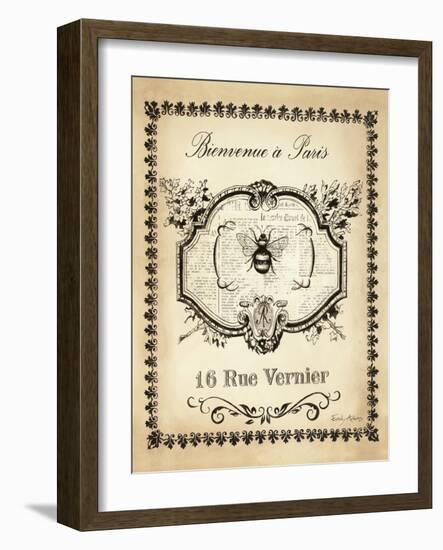 Paris Bees I-Emily Adams-Framed Art Print