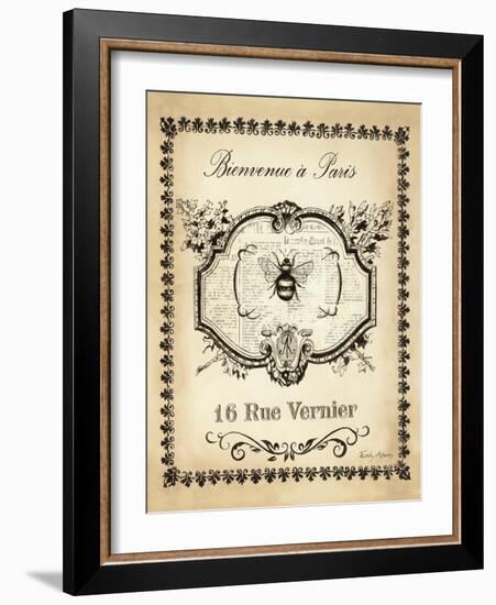 Paris Bees I-Emily Adams-Framed Art Print