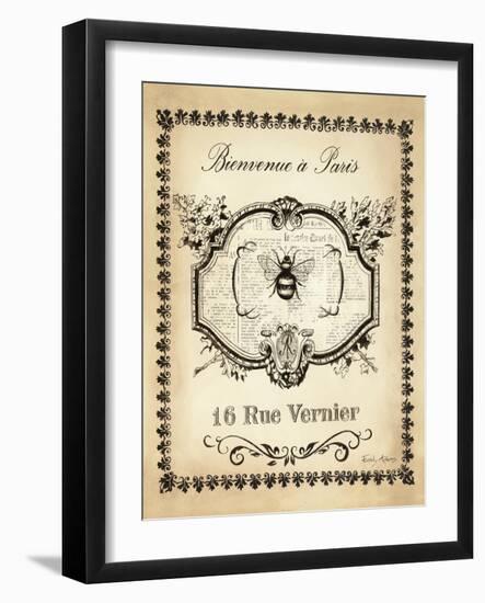 Paris Bees I-Emily Adams-Framed Art Print