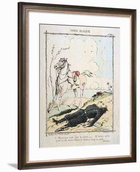 Paris Besieged, 1870-1871-null-Framed Giclee Print