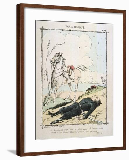 Paris Besieged, 1870-1871-null-Framed Giclee Print