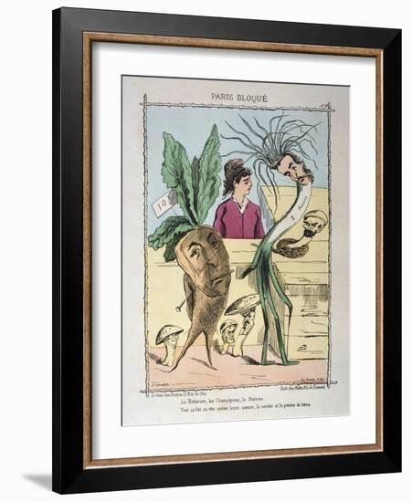 Paris Besieged, 1870-1871-null-Framed Giclee Print