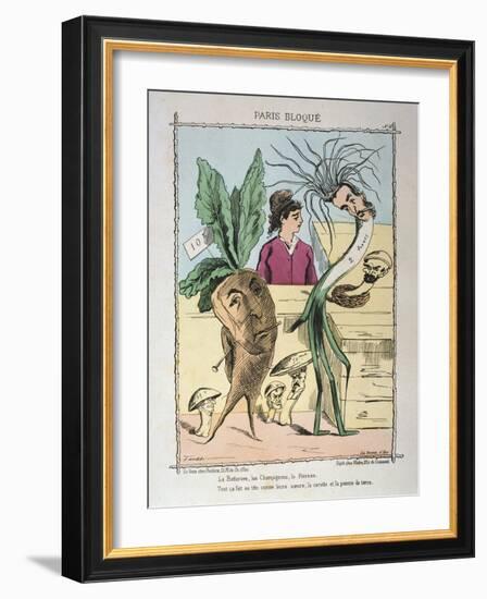 Paris Besieged, 1870-1871-null-Framed Giclee Print