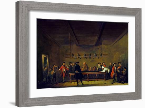 Paris: Billiards, 1725-Jean-Baptiste Simeon Chardin-Framed Giclee Print