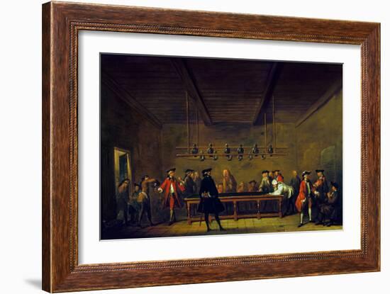 Paris: Billiards, 1725-Jean-Baptiste Simeon Chardin-Framed Giclee Print