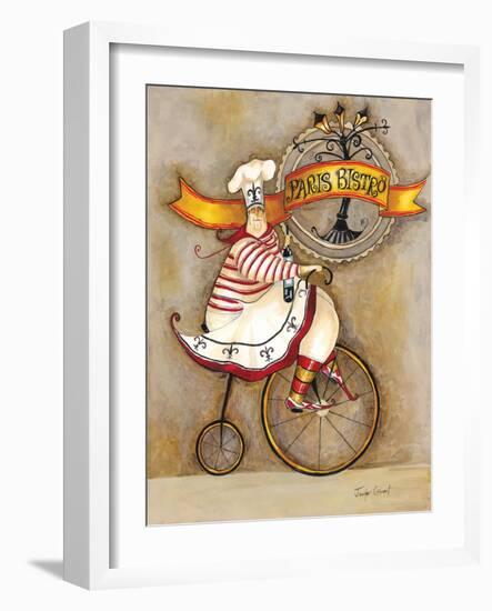 Paris Bistro I-Jennifer Garant-Framed Giclee Print