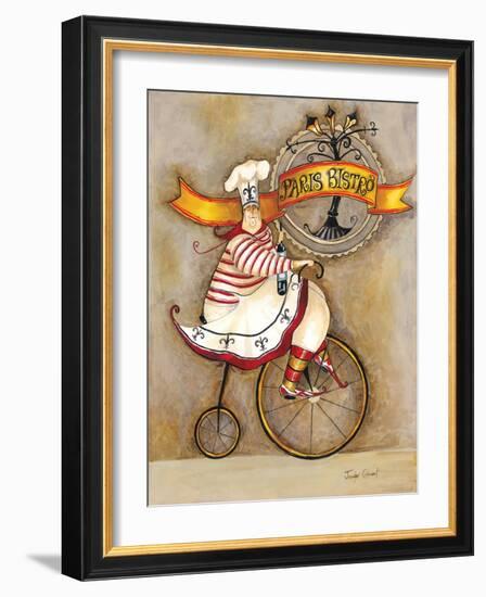 Paris Bistro I-Jennifer Garant-Framed Giclee Print