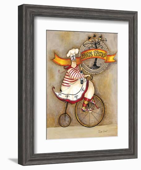 Paris Bistro I-Jennifer Garant-Framed Giclee Print