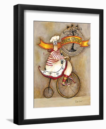 Paris Bistro I-Jennifer Garant-Framed Giclee Print