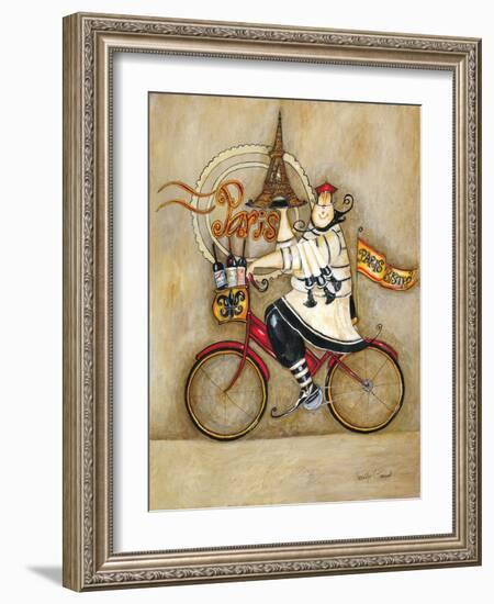 Paris Bistro II-Jennifer Garant-Framed Giclee Print