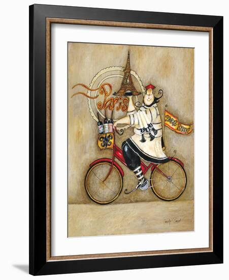 Paris Bistro II-Jennifer Garant-Framed Giclee Print