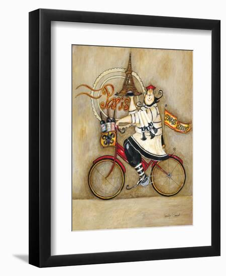 Paris Bistro II-Jennifer Garant-Framed Giclee Print