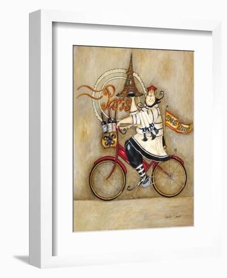 Paris Bistro II-Jennifer Garant-Framed Giclee Print