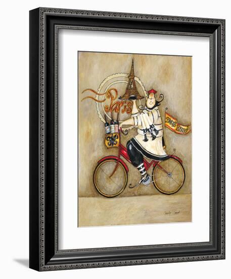 Paris Bistro II-Jennifer Garant-Framed Giclee Print