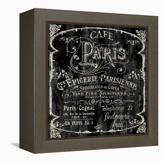 Paris Bistro VI-Color Bakery-Framed Premier Image Canvas