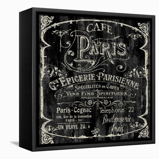 Paris Bistro VI-Color Bakery-Framed Premier Image Canvas