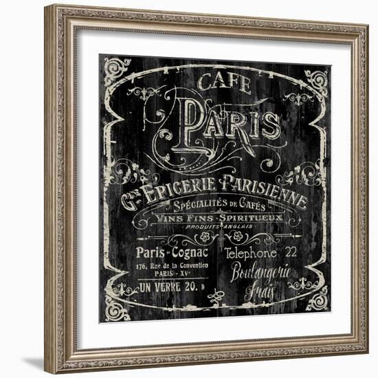 Paris Bistro VI-Color Bakery-Framed Giclee Print