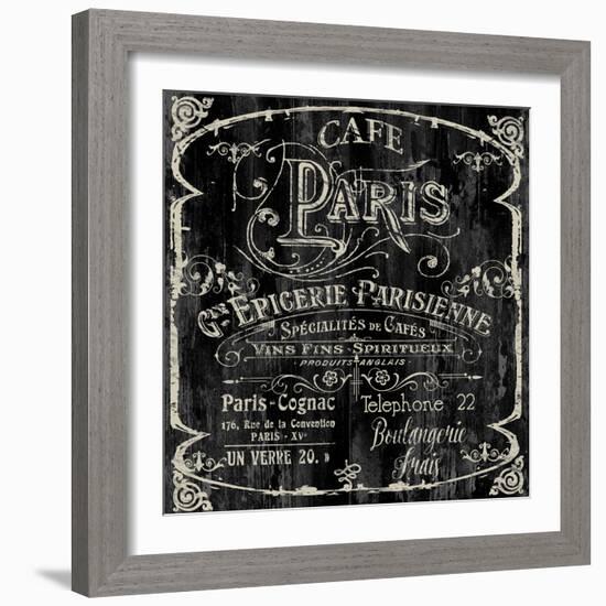 Paris Bistro VI-Color Bakery-Framed Giclee Print