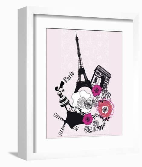 Paris, Blossom Paradise-Émilie Ramon-Framed Art Print