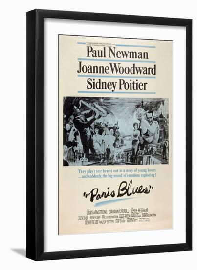 Paris Blues, 1961-null-Framed Premium Giclee Print