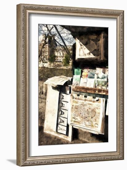 Paris Booksellers-Philippe Hugonnard-Framed Giclee Print