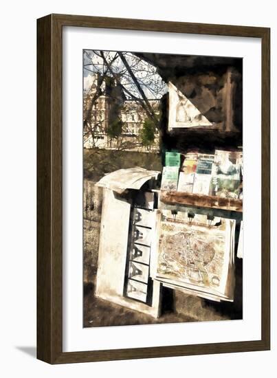 Paris Booksellers-Philippe Hugonnard-Framed Giclee Print