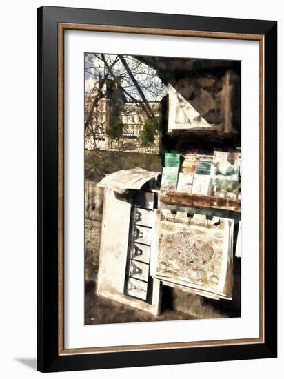 Paris Booksellers-Philippe Hugonnard-Framed Giclee Print