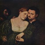 A Pair of Lovers, 1556-1559-Paris Bordone-Giclee Print