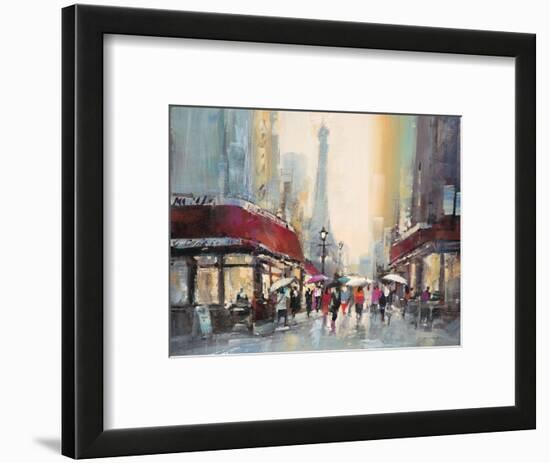 Paris Boulevard-Brent Heighton-Framed Premium Giclee Print