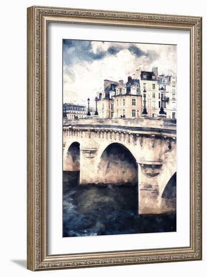 Paris Bridge II-Philippe Hugonnard-Framed Giclee Print