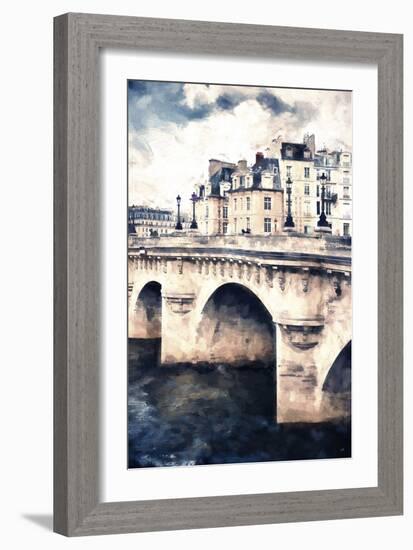 Paris Bridge II-Philippe Hugonnard-Framed Giclee Print