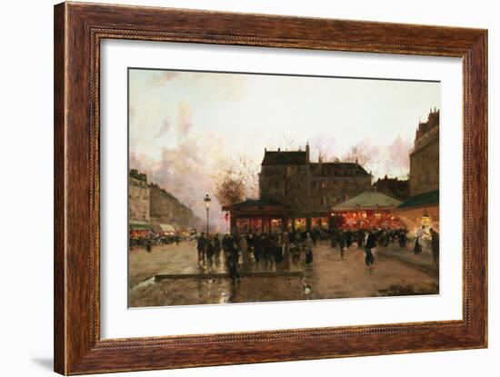 Paris by Night (France)-Luigi Loir-Framed Giclee Print