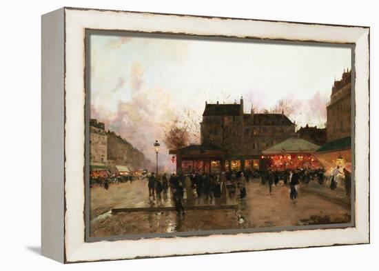 Paris by Night (France)-Luigi Loir-Framed Premier Image Canvas